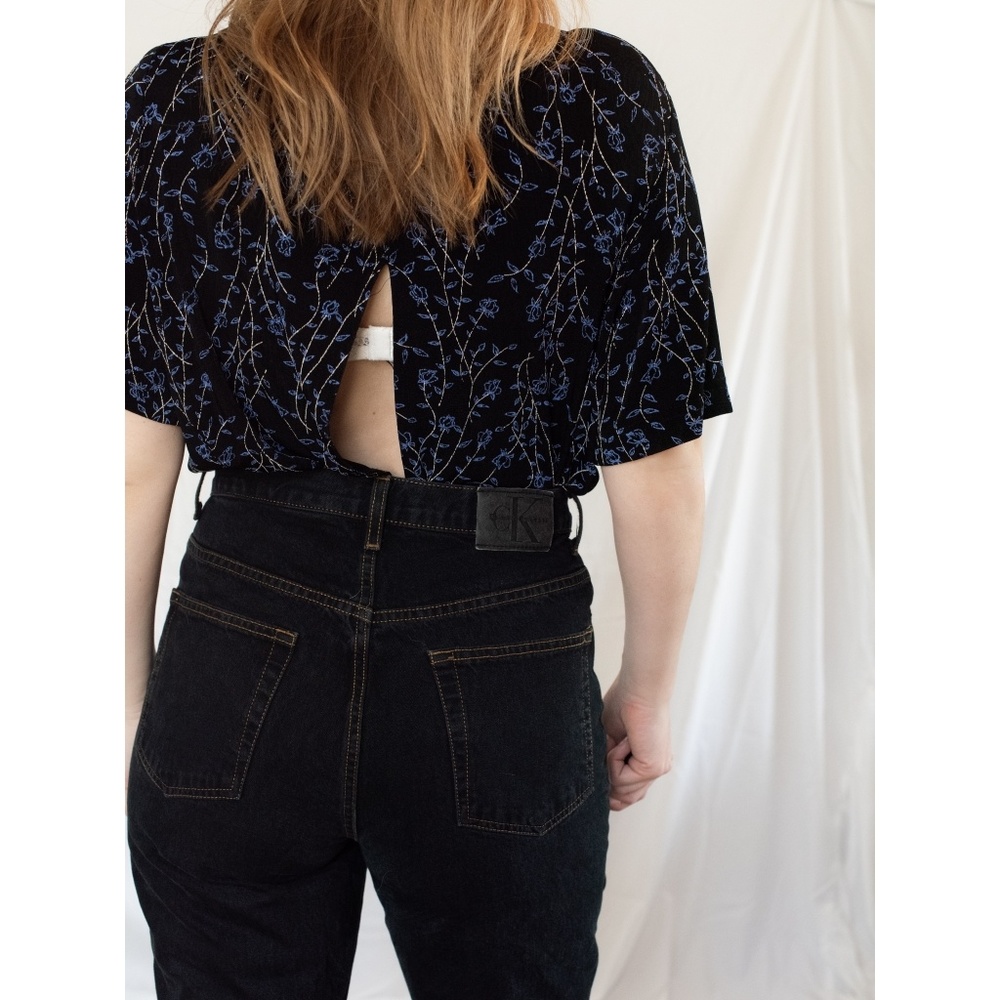 Vintage Floral Print Top - Picture 2 of 2